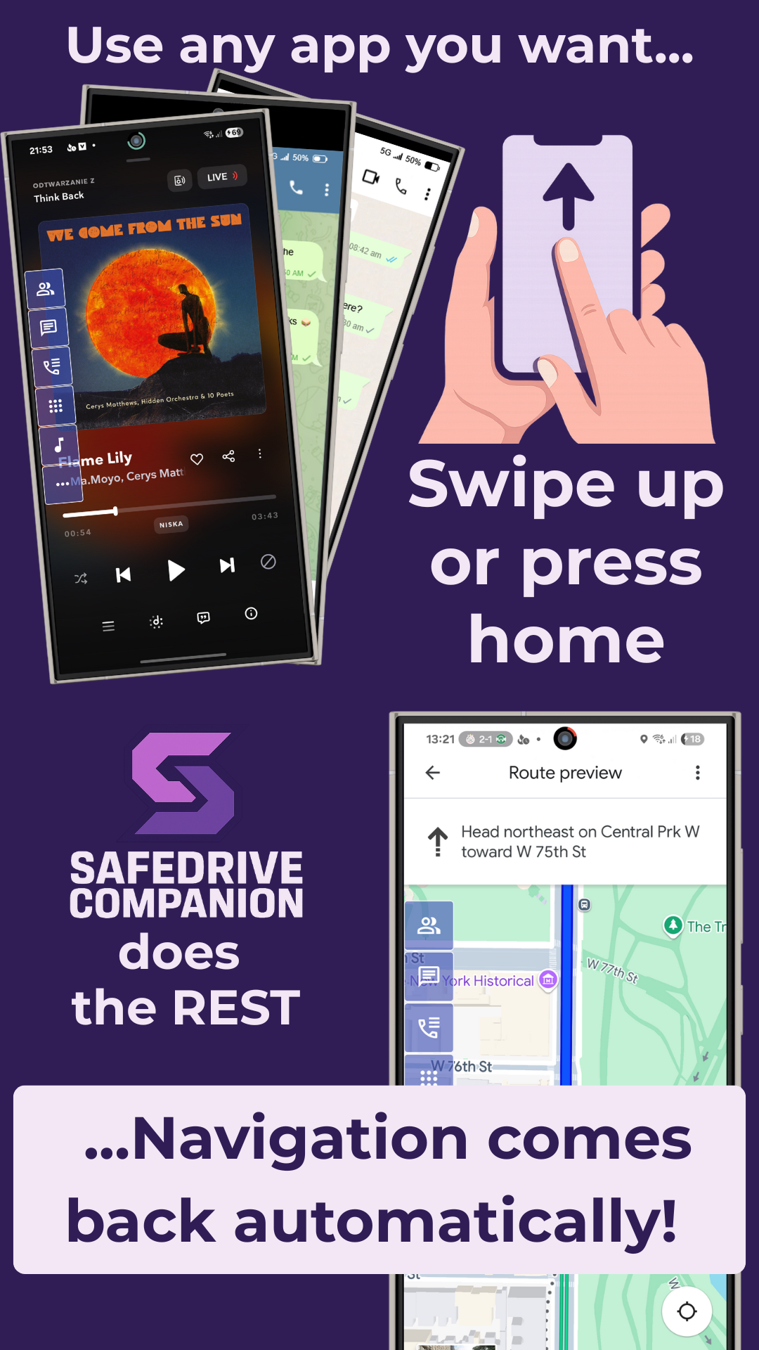 Swipe to Launch
